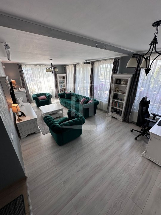 Apartament 108 mp utili, 75 mp terasa, partial mobilat si utilat