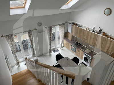 Apartament pe 2 niveluri, 100 mp terasa, ideal pentru o familie
