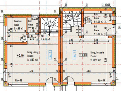 Casa cu 4 camere, terasa mare, constructie noua, zona Dambul Rotund