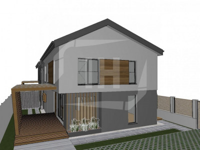Duplex semifinisat, 130 mp utili, Floresti