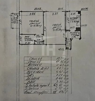 Apartament 2 camere in Gheorgheni