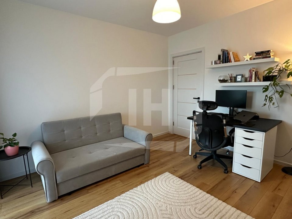 Apartament 3 camere, terasa, parcare, complet mobilat si utilat modern
