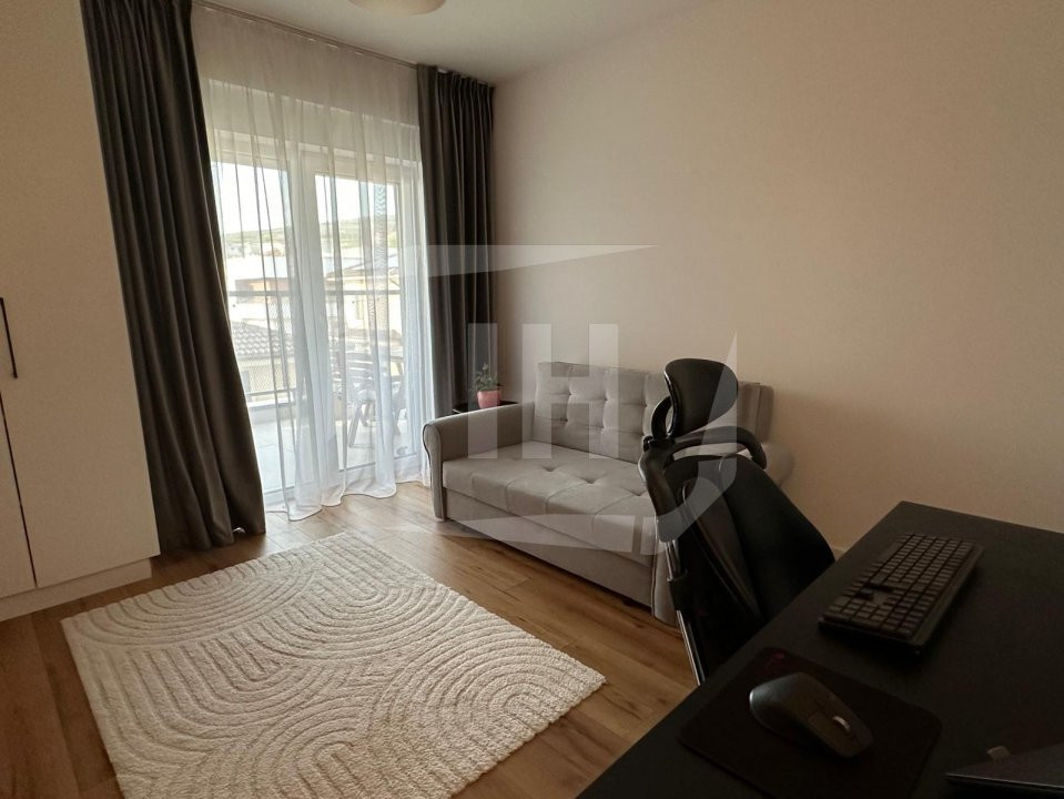 Apartament 3 camere, terasa, parcare, complet mobilat si utilat modern