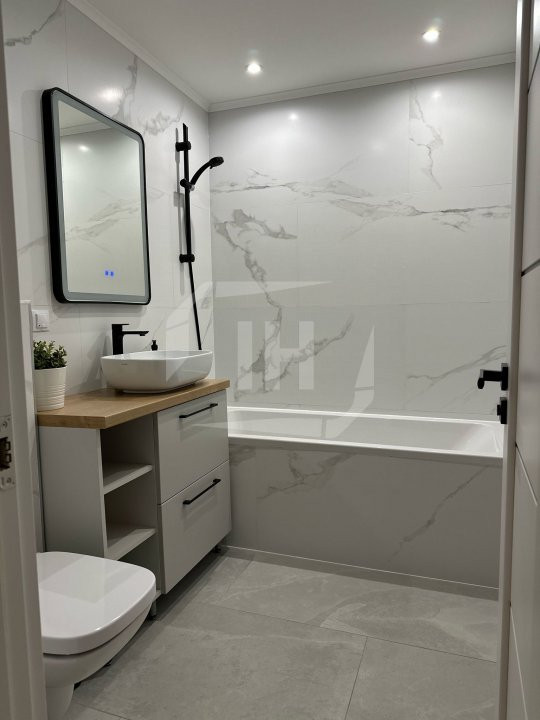 Apartament 3 camere, terasa, parcare, complet mobilat si utilat modern
