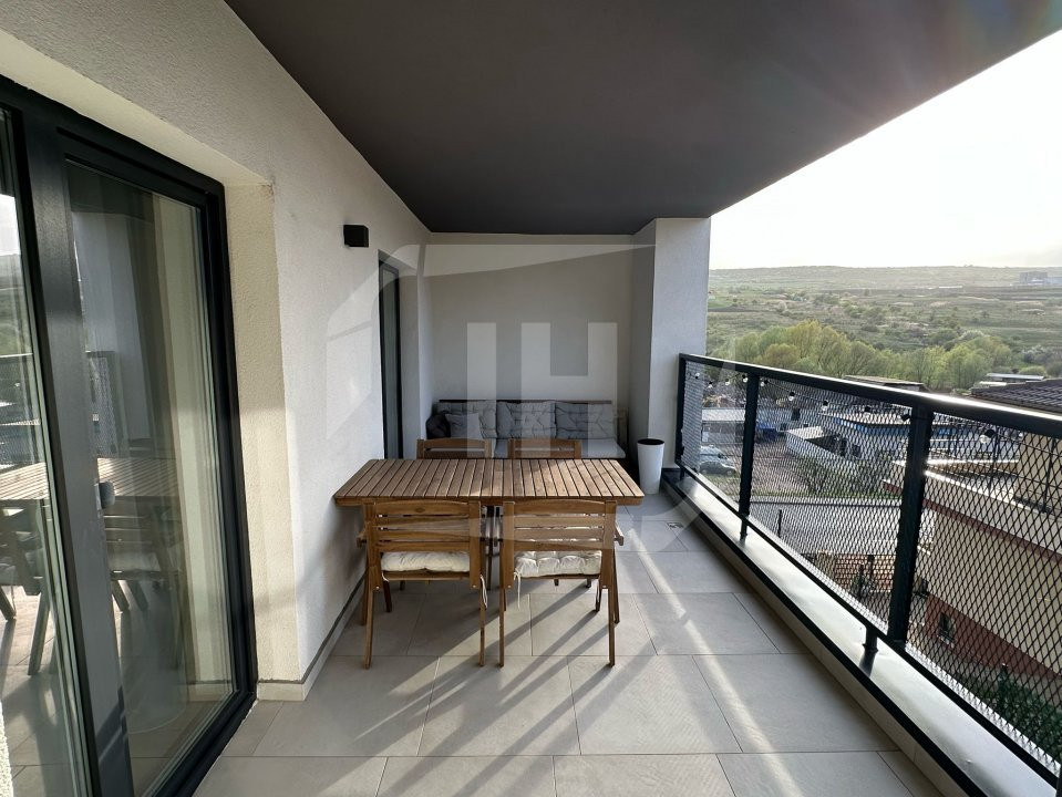 Apartament 3 camere, terasa, parcare, complet mobilat si utilat modern