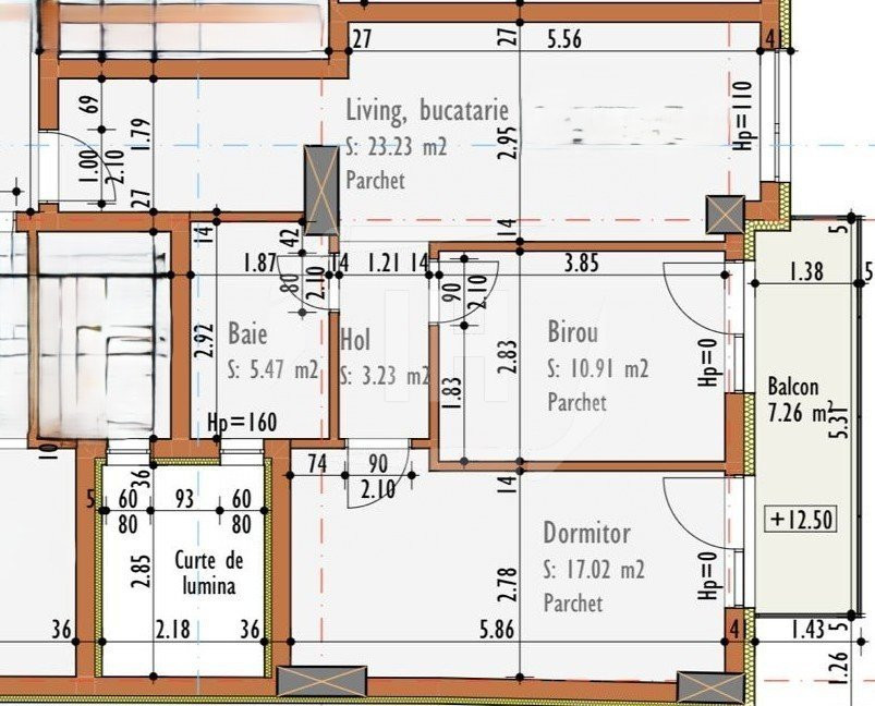 Apartament cu 3 camere in bloc nou