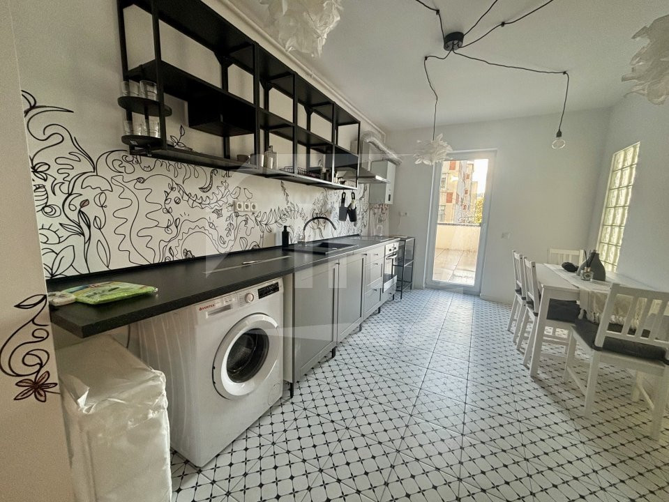 Apartament 2 camere, decomandat, parcare, terasa, pet-friendly, zona Auchan Iris