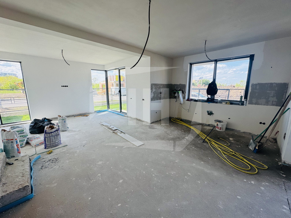 Duplex semifinisat, 119 mp utili, finalizat, zona Buna Ziua