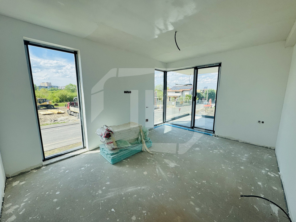 Duplex semifinisat, 119 mp utili, finalizat, zona Buna Ziua