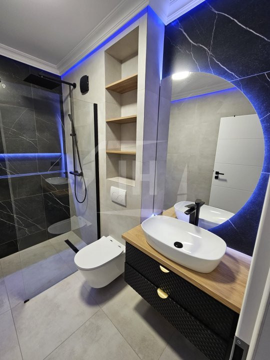 Apartament 2 camere, terasa, parcare, complet mobilat si utilat modern