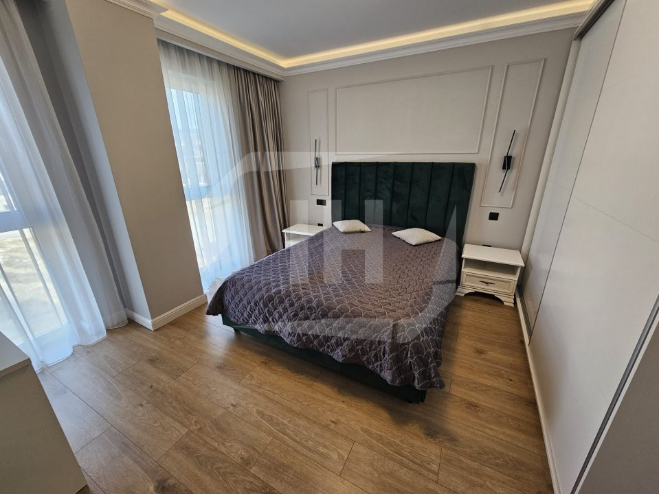 Apartament 2 camere, terasa, parcare, complet mobilat si utilat modern