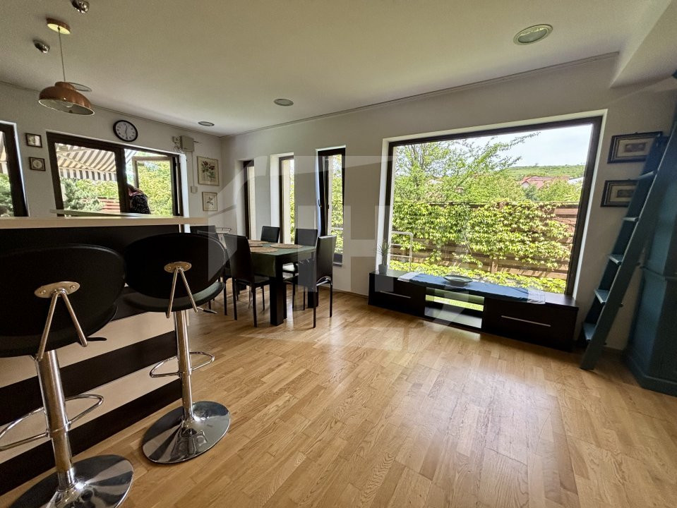 Casa tip duplex cu garaj de inchiriat, pet-friendly, 380mp gradina, Borhanci