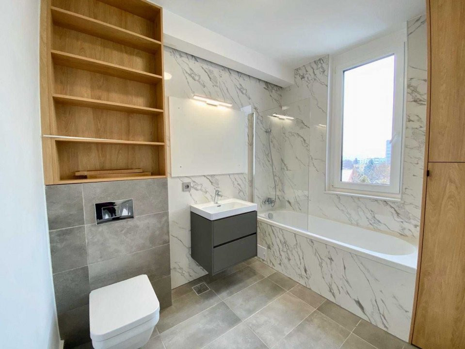 Penthouse 3 camere, 90 mp, parcare, AC, terasa, zona Constantin Brancusi