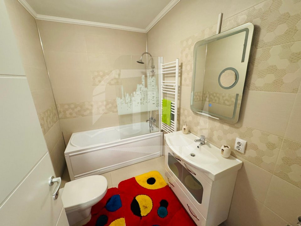 Apartament decomandat, parcare subterana, mobilat si utilat 