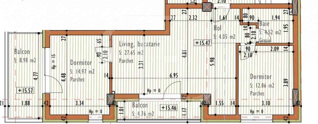 Apartament 3 camere, TVA inclus, constructie premium