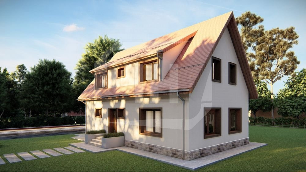 Casa noua finisata la interior, 145 mp utili si 989 mp teren, Salicea