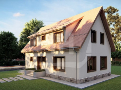 Casa noua finisata la interior, 145 mp utili si 989 mp teren, Salicea