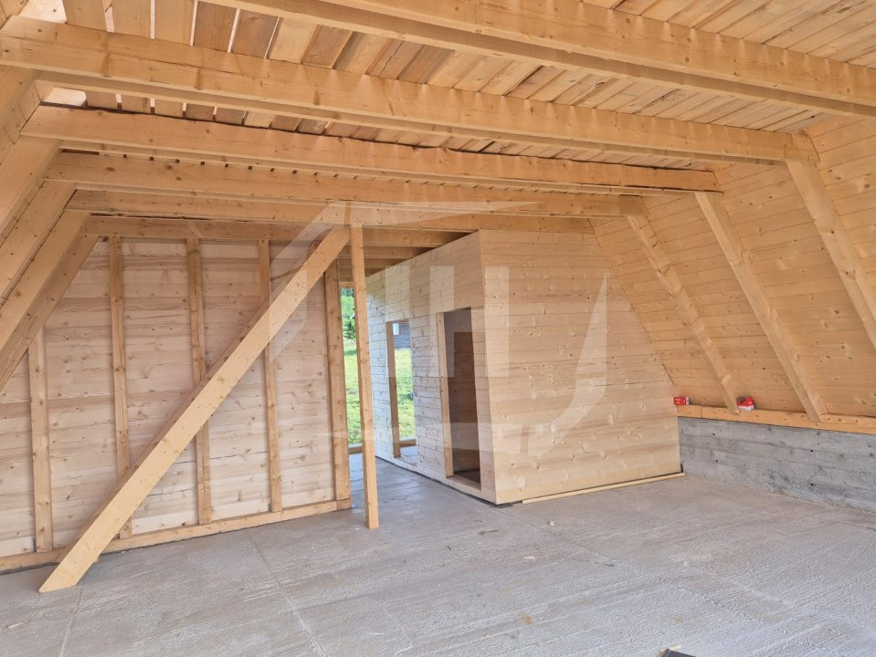 Cabana tip A frame, 4 camere, zona Smida