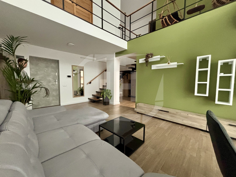 Apartament 3 camere, 2 bai, cu parcare, scara interioara, zona Garii