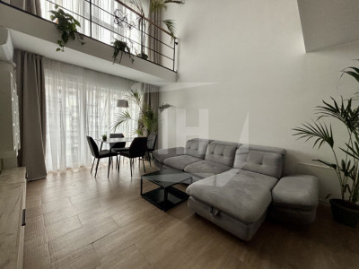Apartament 3 camere, 2 bai, cu parcare, scara interioara, zona Garii
