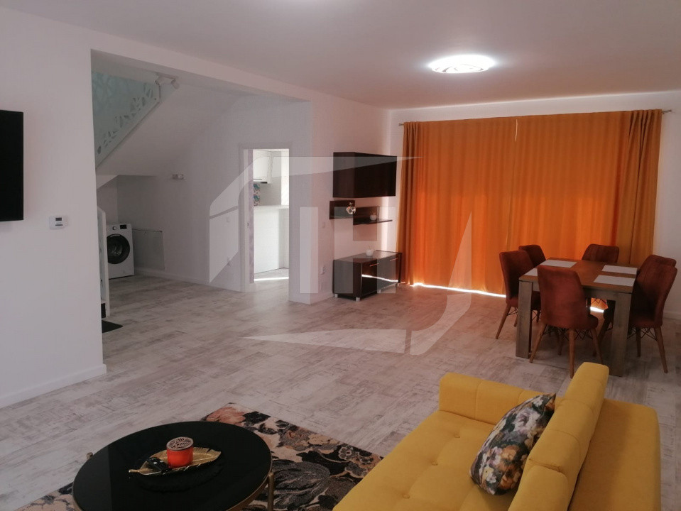 Duplex 4 camere cu 360mp gradina si sauna in Borhanci