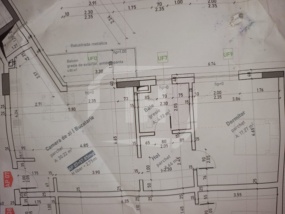 Ocazie!Apartament finisat, bloc nou, intermediar, parcare, Marasti
