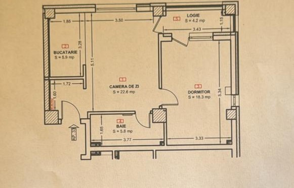 Apartament 2 camere, parcare, zona Vivo