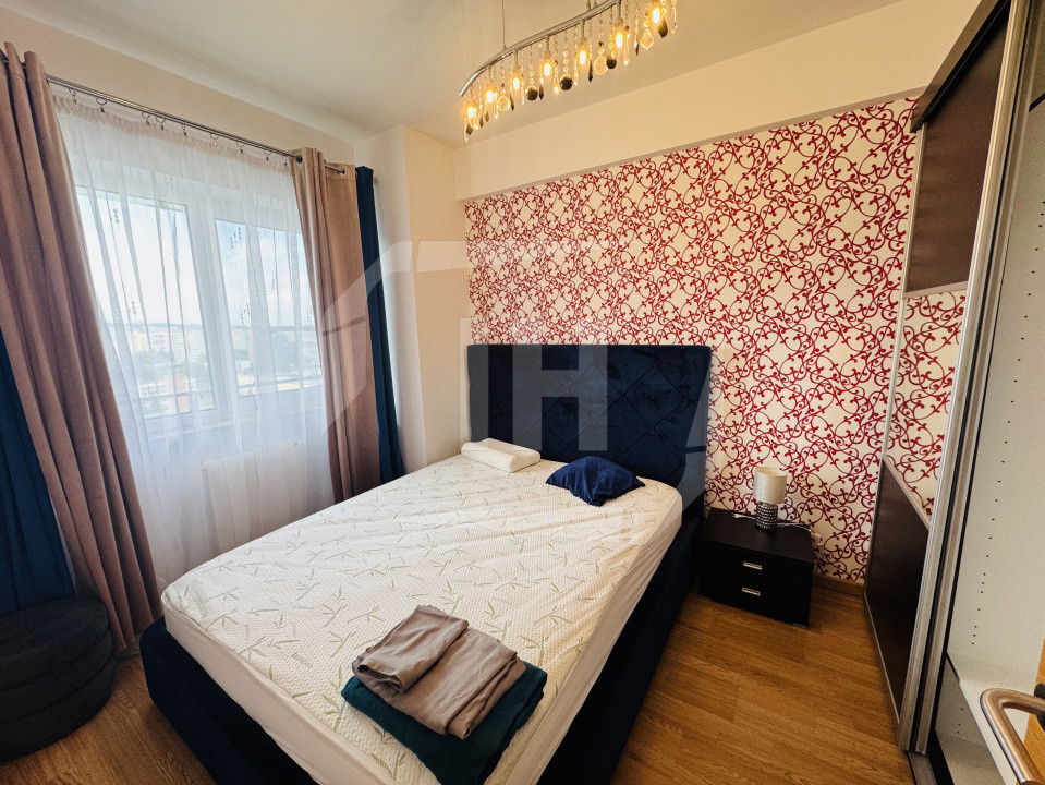 Apartament 2 camere, terasa cu priveliste, etaj 10, zona Iulius Mall