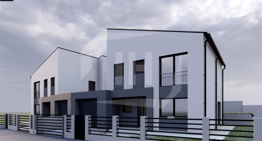 Casa cuplata 4 camere, 3 bai, 495 teren