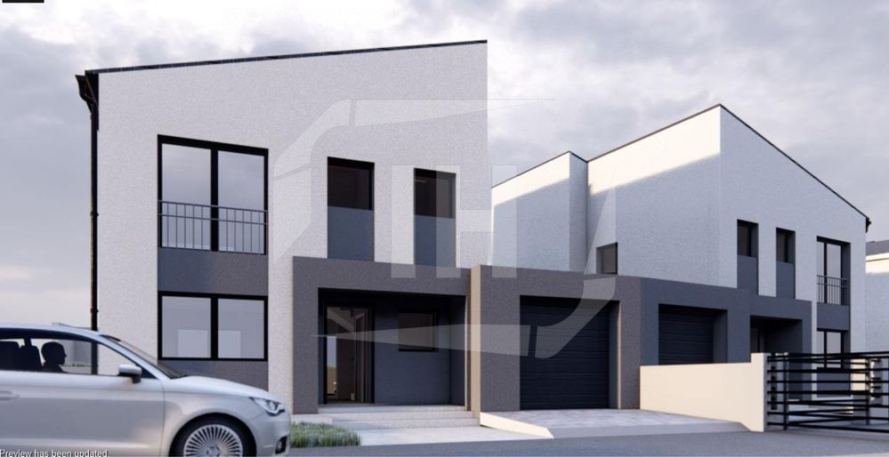 Casa cuplata 4 camere, 3 bai, 495 teren