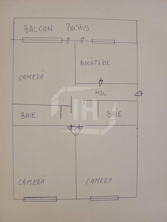 Apartament 3 camere, decomandat, renovabil, Zorilor