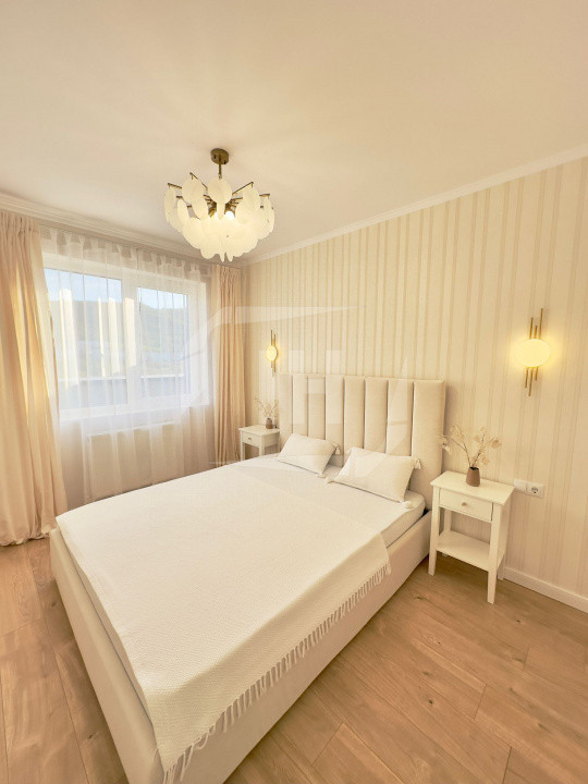 Apartament mobilat si utilat cu 2 camere, terasa 25mp, zona Urusagului