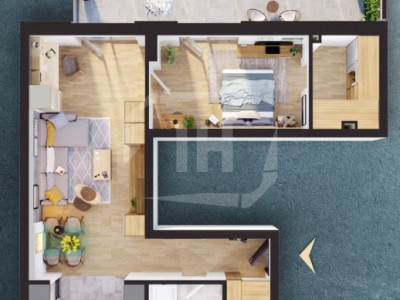 Apartament 2 camere, finisat, Elite City