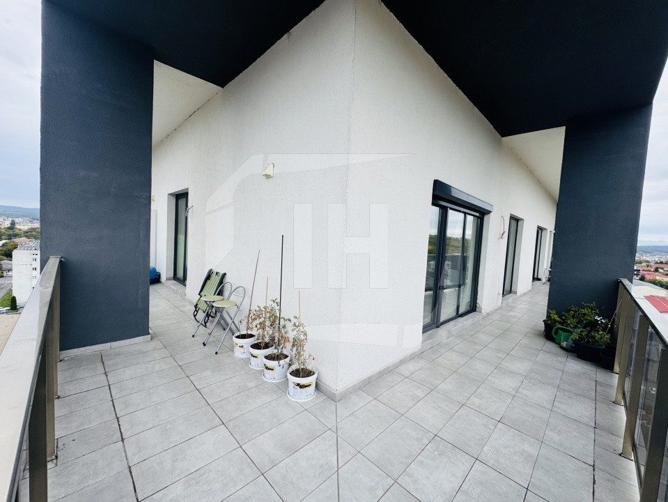 Penthouse de 94 mp utili si 38 mp de terasa, la cheie, in bloc nou!