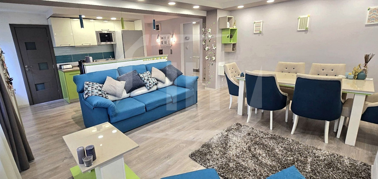 Apartament 4 camere, 91 mp, renovat, garaj, intr-o zona verde si linistita