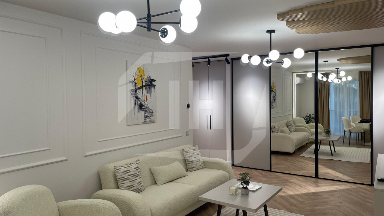 Apartament cu 2 camere, 58 mp, decomandat, lux in bloc nou!