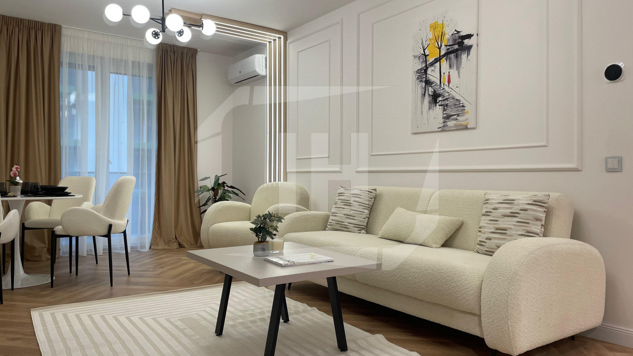 Apartament cu 2 camere, 58 mp, decomandat, lux in bloc nou!