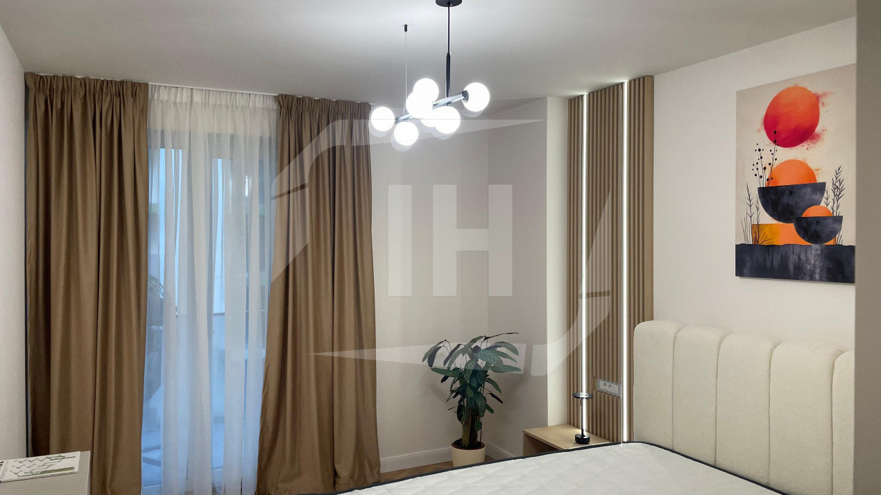 Apartament cu 2 camere, 58 mp, decomandat, lux in bloc nou!