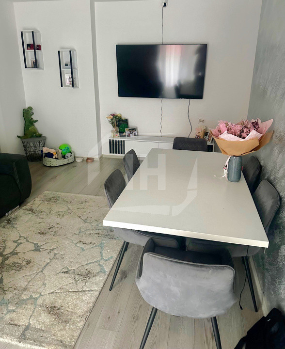 Apartament cu 2 camere 49 mp, 21mp balcon, parcare subterana