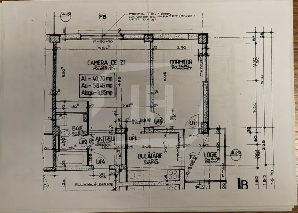 Apartament 2 camere, etaj intermediar, zona Calea Dorobantilor