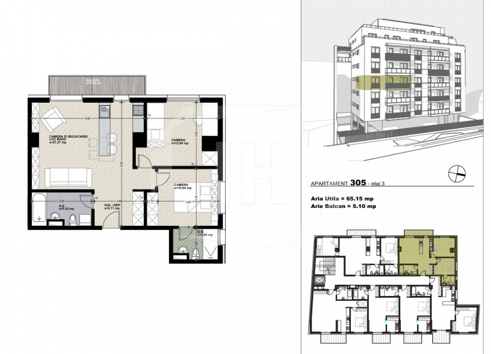 Apartament 3 camere, Iulius Mall-Gheorgheni