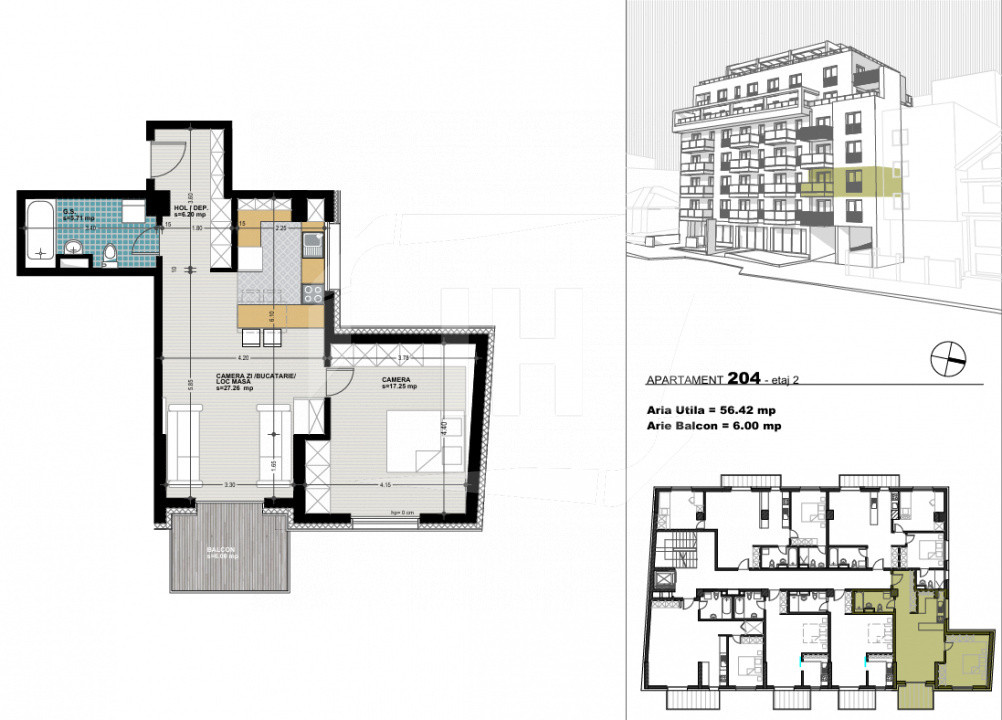 Apartament 2 camere, Iulius Mall-Gheorgheni