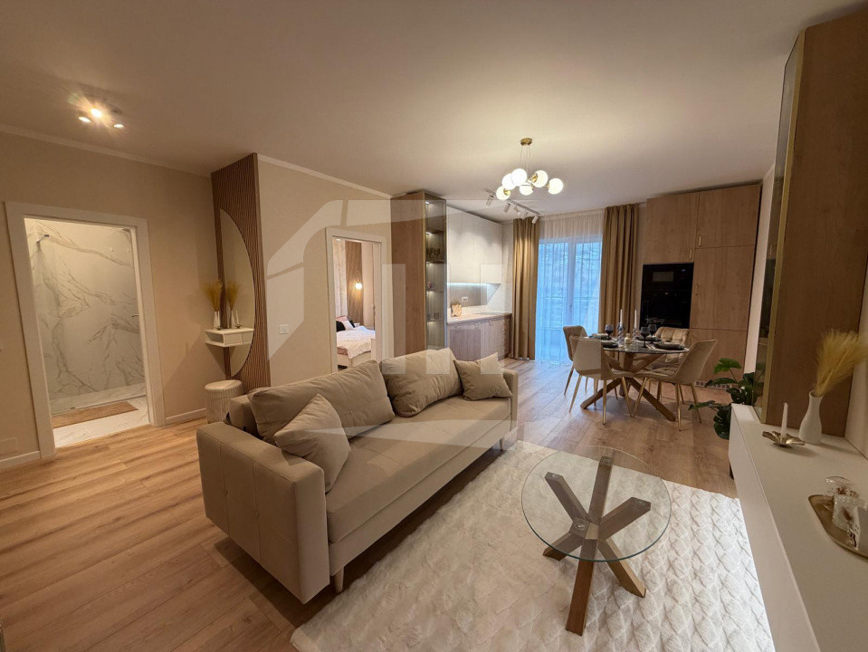 Apartament 2 camere, la cheie, parcare 