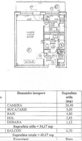 Apartament cu 1 camera, bloc nou, in Iris