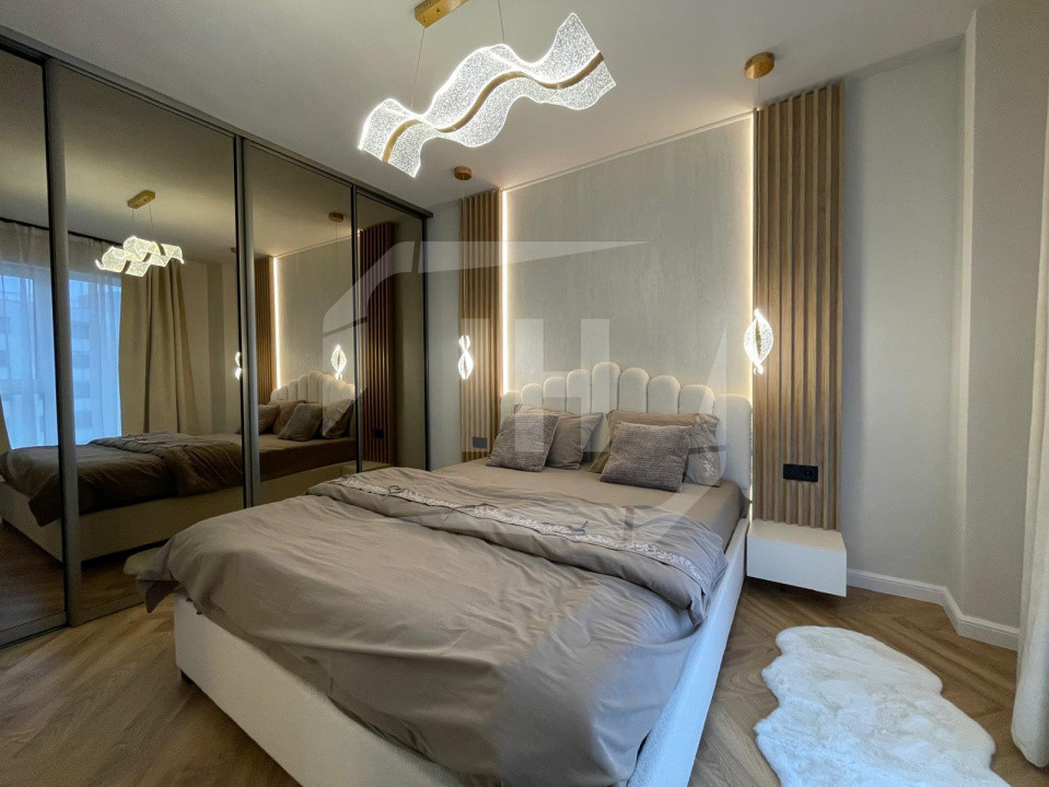 Apartament cu 2 camere nou, finisaje de lux, Dambul Rotund