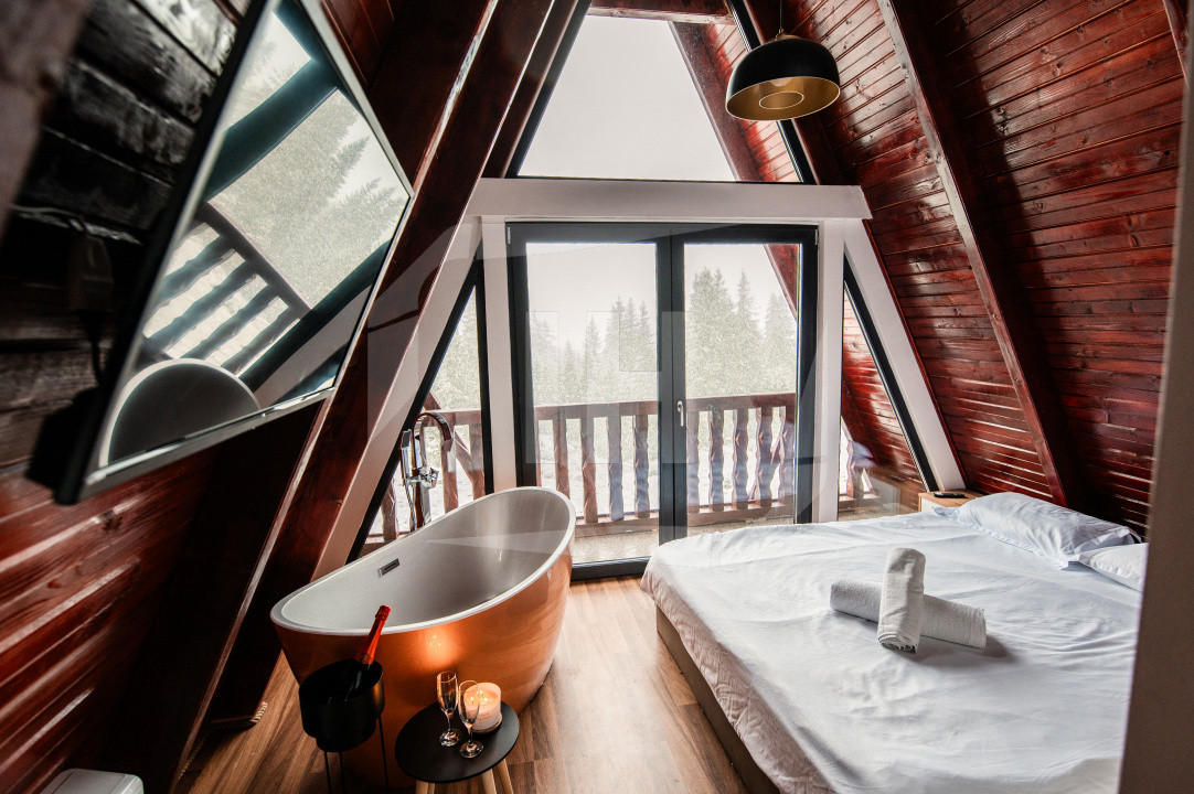 Cabana A-frame 5 camere la Belis / Business functional si profitabil
