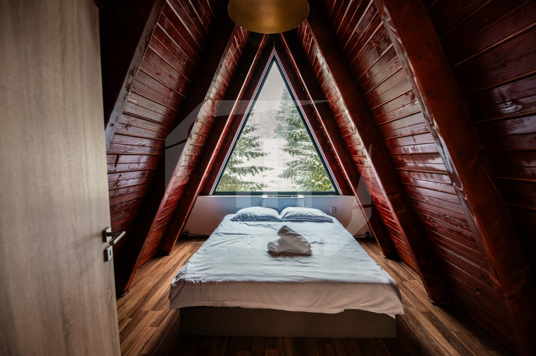 Cabana A-frame 5 camere la Belis / Business functional si profitabil