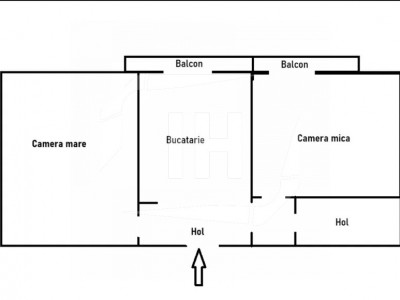 Apartament 2 camere, decomandat, renovabil, Marasti