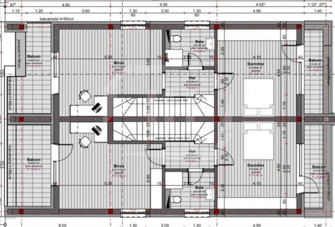 Casa cu arhitectura moderna, 5 camere, 463 mp teren