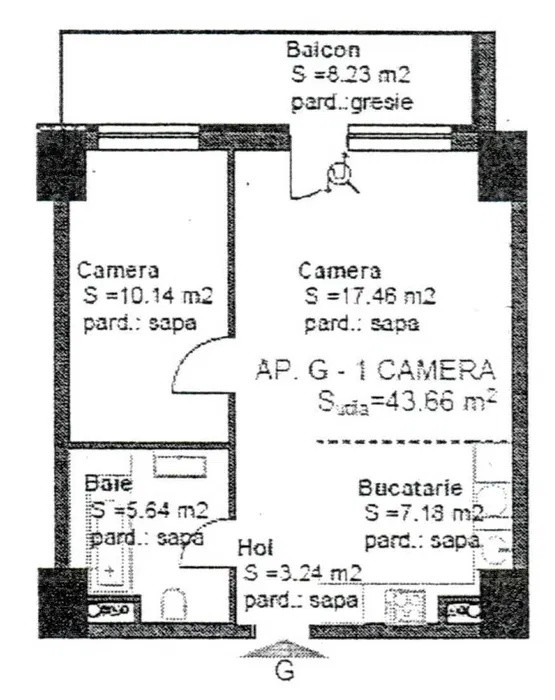 Apartament 2 camere, Gheorgheni
